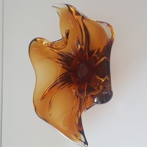 Beautiful art glass dish